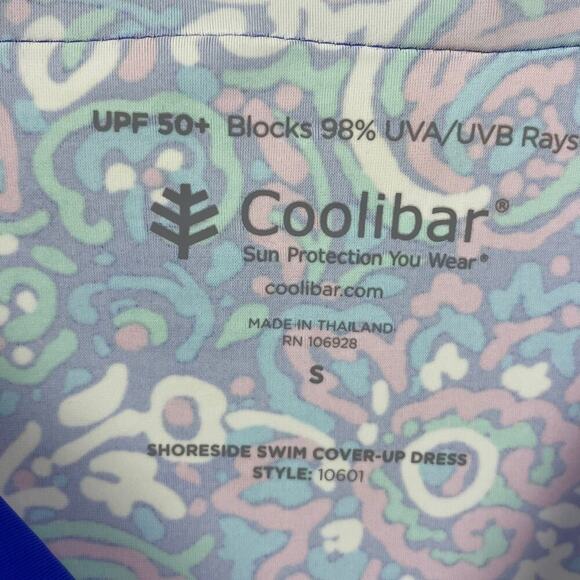 Coolibar Shoresid Swim Cover Up Dress Size S UPF 50+ - Picture 6 of 7